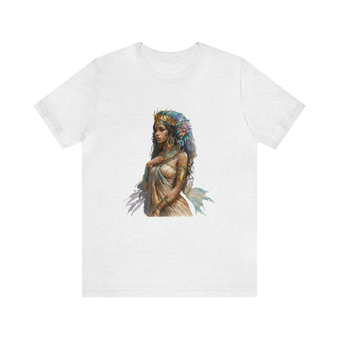 Ancient Egyptian Priestess - Short Sleeve Tee Ash